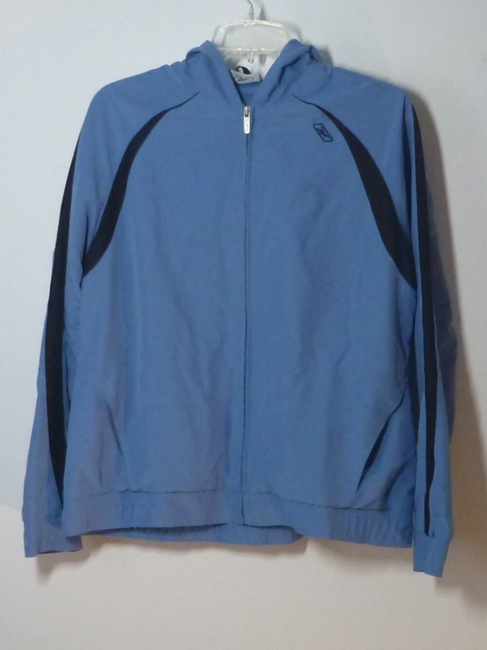 Women's Reebok (RBK) full-zip hooded windbreaker jacket